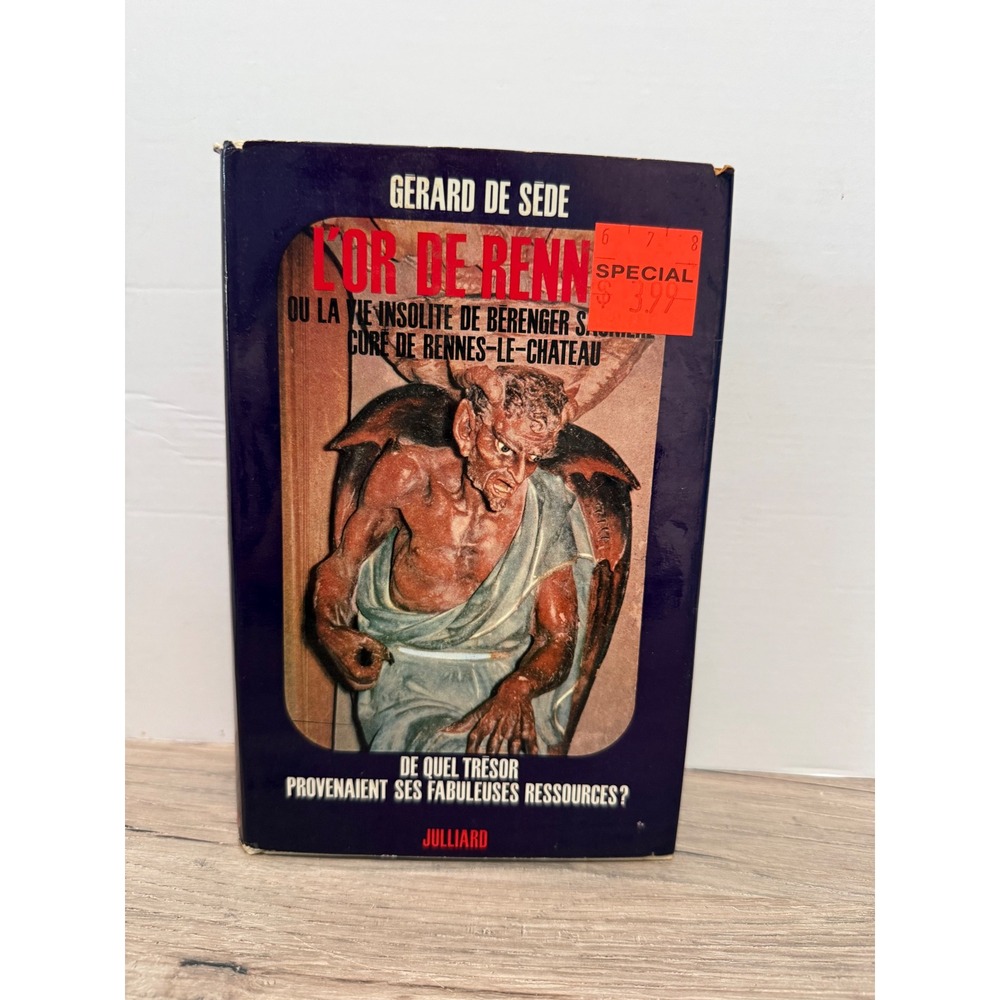 L'Or de Rennes Gerard de Sede 1967 French Hardcover Berenger Sauniere Julliard